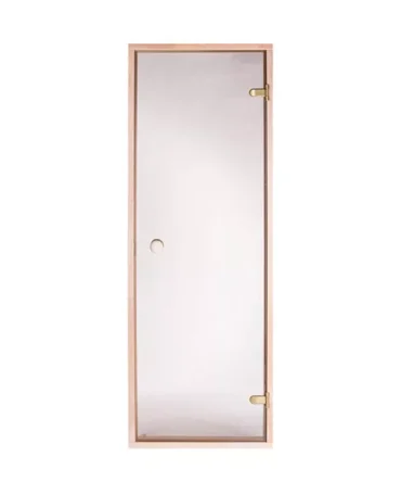Szauna üvegajtó 7x19 - bronz - éger